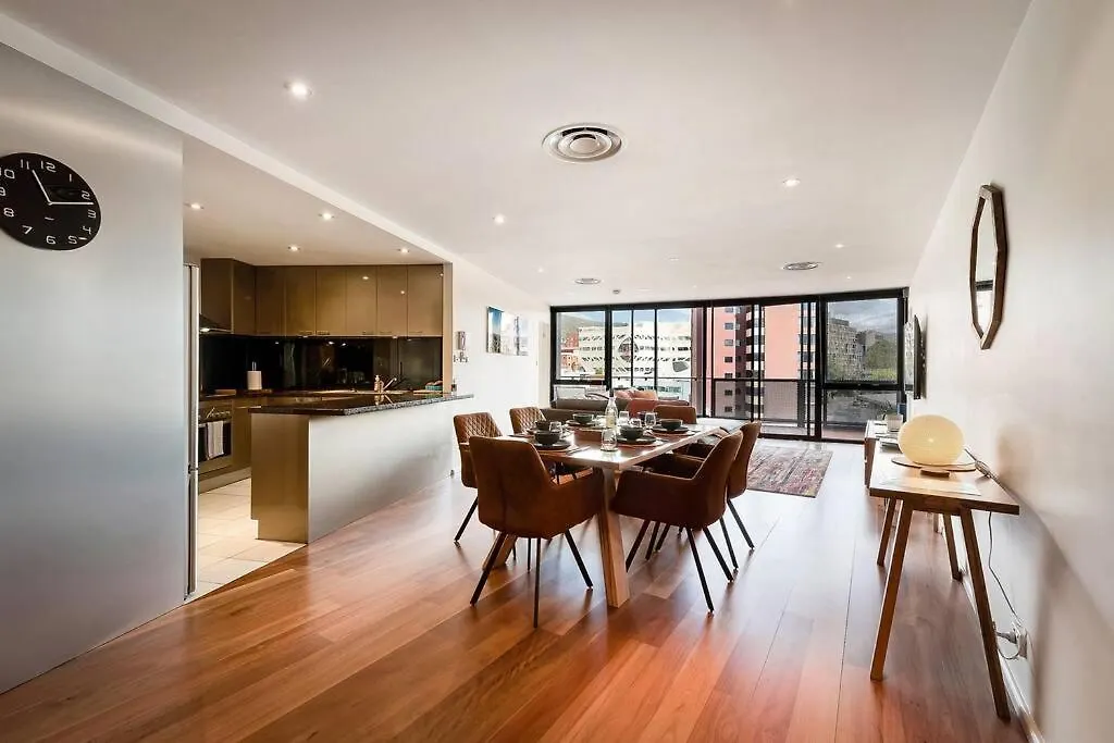 Lägenhet Sub Penthouse Luxe Suit, Cbd, Secure Parking, Hobart Australien